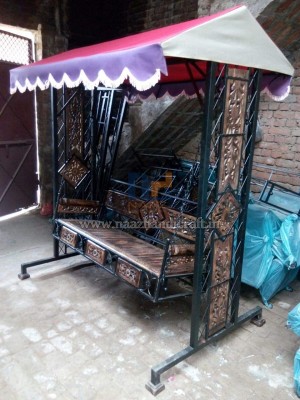 sw-003 - Naaz Handicraft Solid Wood & Iron Garden,Balcony S